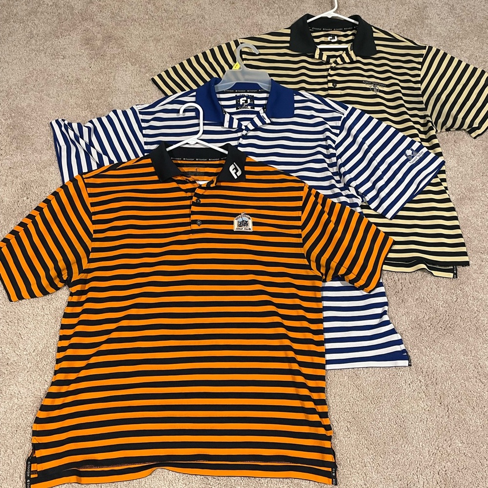 Lot of three XL Footjoy polos